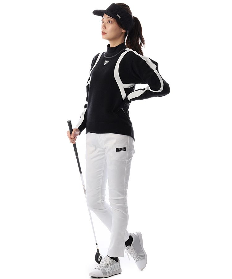 マーク＆ロナ-コード CD [CODE]ライン使い裾ラウンドニット