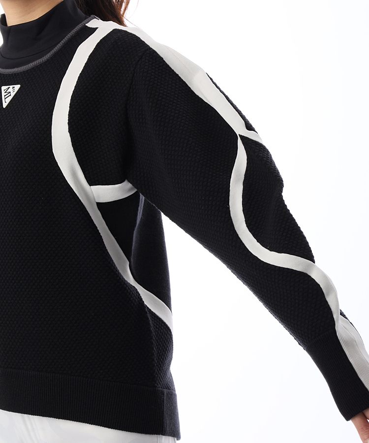 マーク＆ロナ-コード CD [CODE]ライン使い裾ラウンドニット レディース