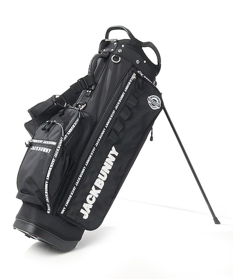 JACKBUNNY 折りたたみ式ゴルフバッグ ブラック JACK BUNNY キャディバッグ 黒 ブラック ジャックバニー ゴルフバック