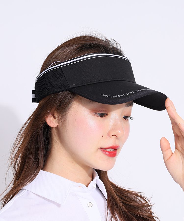LANVIN - Lanvin sport ランバンスポール　◆　ニットバイザー LANVIN SPORT 公式 ランバン スポール ニットサンバイザー