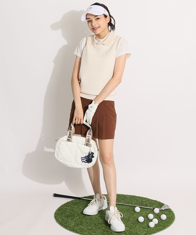 デサントゴルフ ショートパンツバイザーセット デサントゴルフ