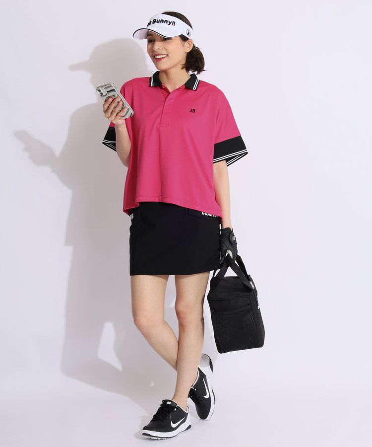 ジャックバニー JB 定番メッシュロゴサンバイザー レディース