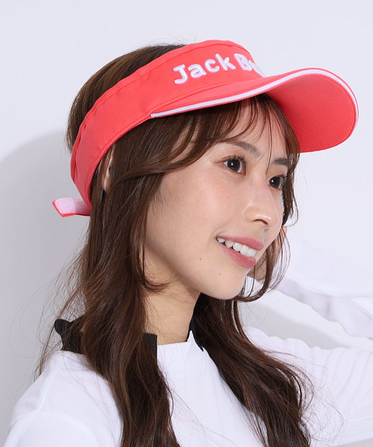 【極美品】 ジャックバニー ゴルフ ポロシャツ レディース サイズ 1 グレー ジャックバニー JB バイカラーロゴデザイン半袖ポロシャツ