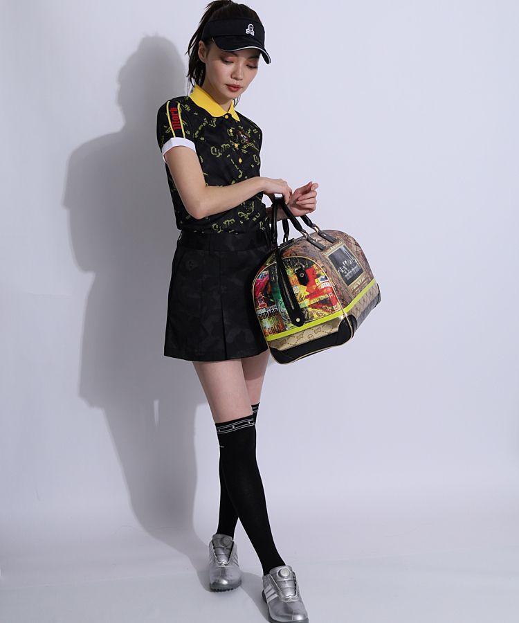 MARK&amp;LONA - マーク＆ロナ 一体型ペチパンツ◆艶スカルカモフラスカート完売商品 マーク＆ロナ ML 【リサイクル】一体型ペチパンツ艶スカル