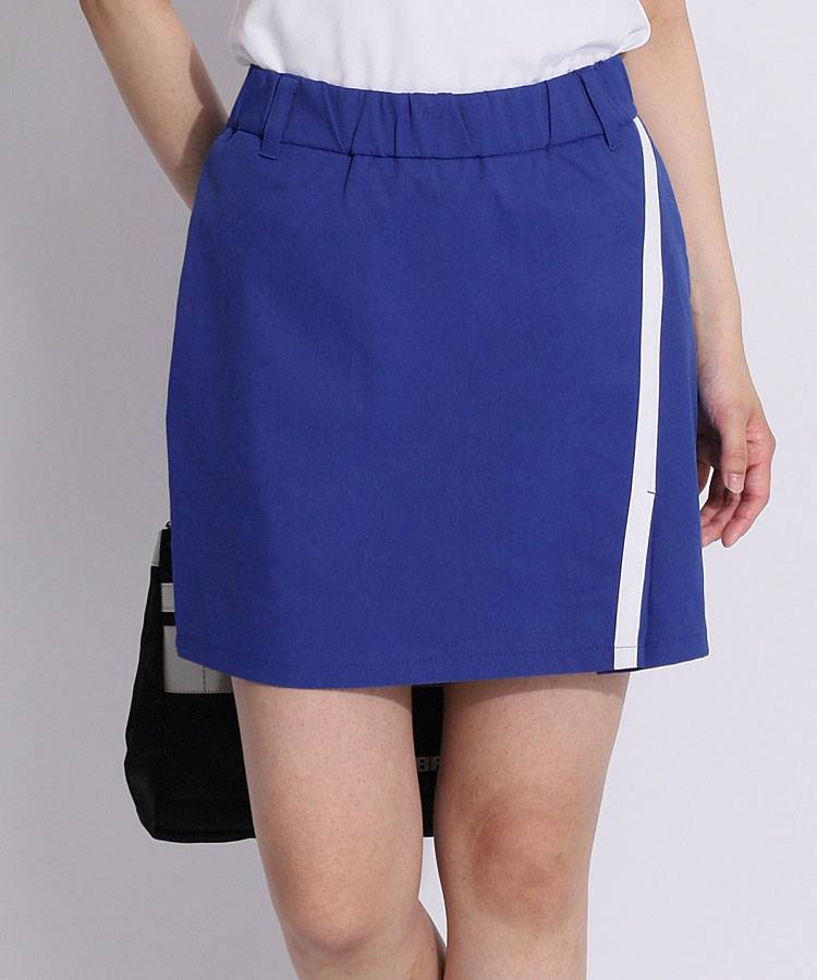 AS 【11/11までタイムセール】【ストレッチ】アシメ配色ラインスカート