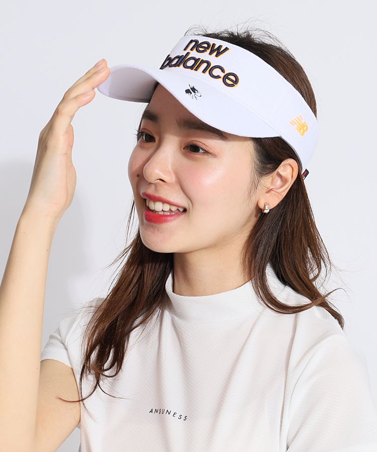 new balance 012-3987003 ネイビー　ゴルフ ニューバランスゴルフ NB 立体ロゴ刺繍コットンツイルサン