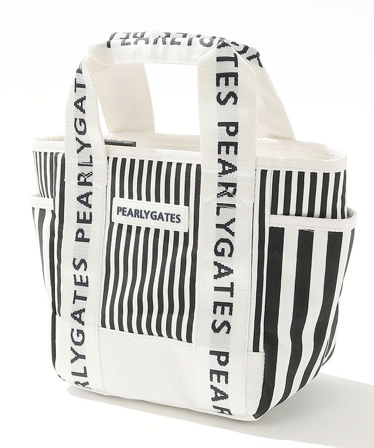 PEARLY GATES ストライプカートバッグ (UNISEX) ピンストライプ柄裏毛カートバッグ (UNISEX) | PEARLY GATES