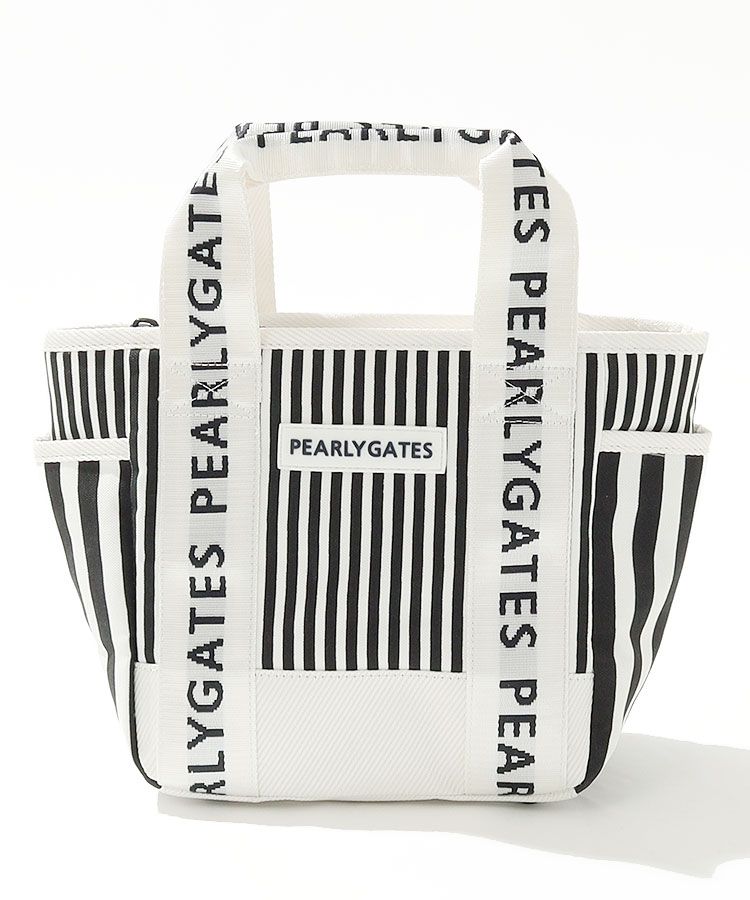 PEARLYGATES パーリーゲイツ　PGロゴストライプ カートバッグ ストライプカートバッグ (UNISEX) | PEARLY GATES（パーリー