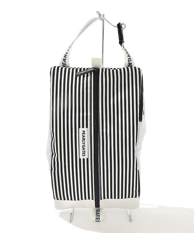 パーリーゲイツ PG ストライプ柄ロゴシューズケース レディースゴルフ