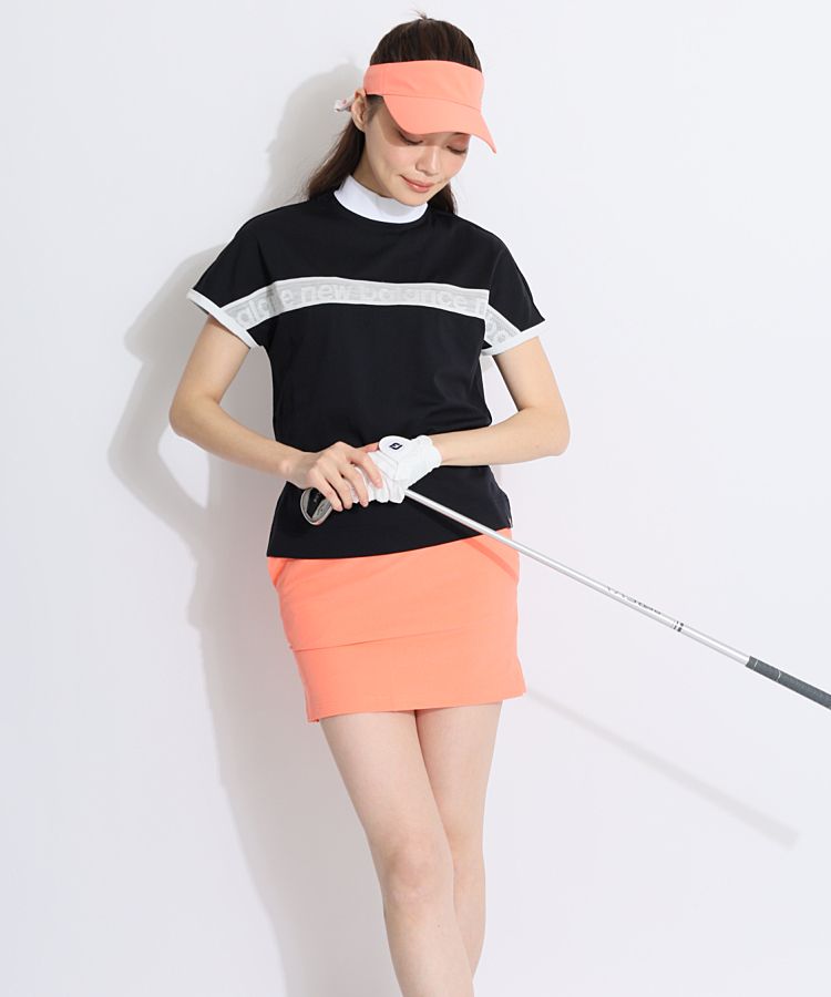 ニューバランスゴルフ NB メッシュロゴテープモックネック半袖