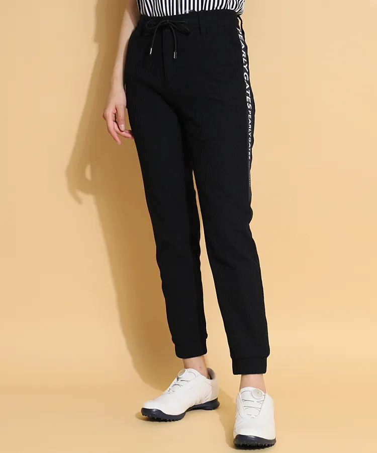 パーリーゲイツ　ストレッチパンツ　ネイビー　ジョガーパンツ　サイズ2 Ｌ PEARLY GATES - パーリーゲイツ ジョガーパンツ ネイビー ウエストゴム