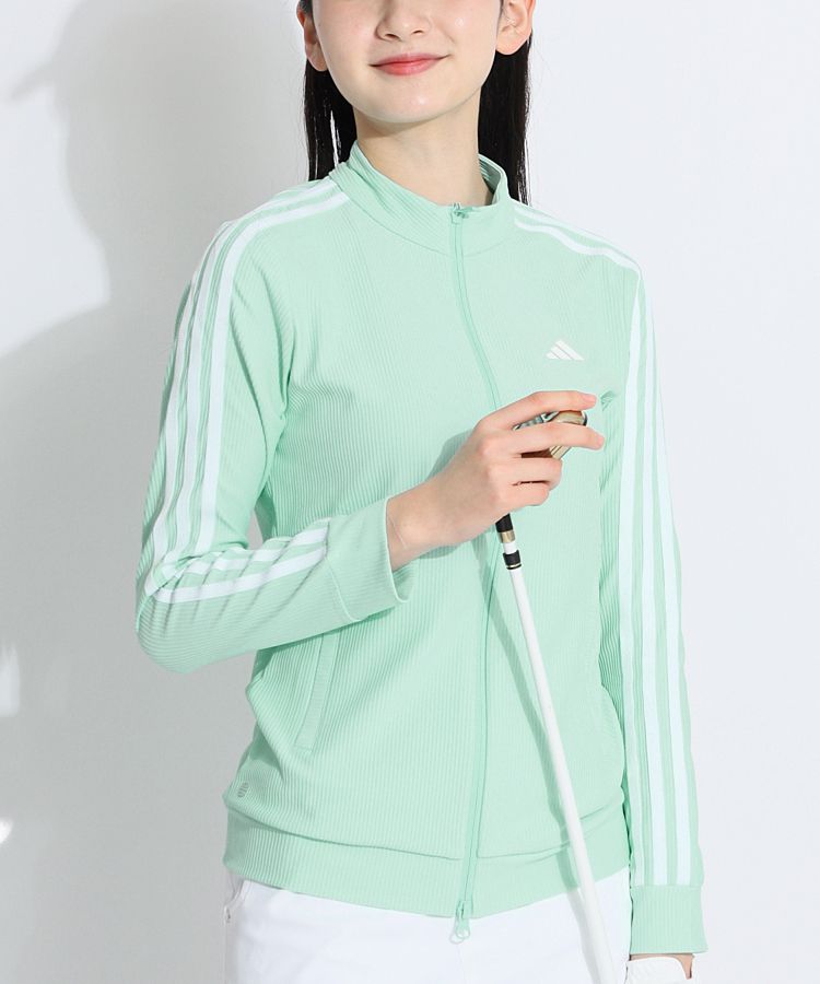 adidas レディースゴルフ極美品リバーシブルブルゾン アディダス 【ゴルフ】COLD.RDY フルジップジャケット