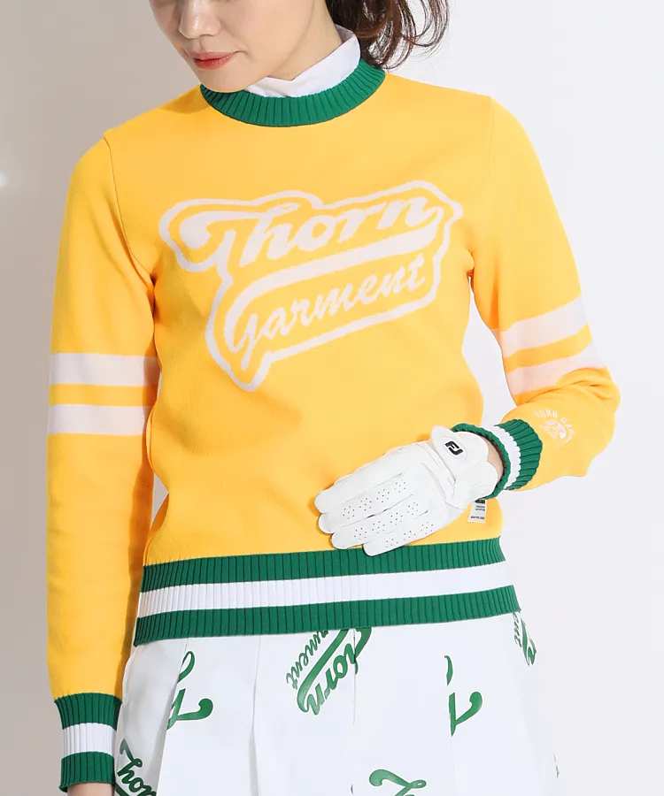 ホーンガーメント HO 一体型ペチパンツロゴPrintプリーツ
