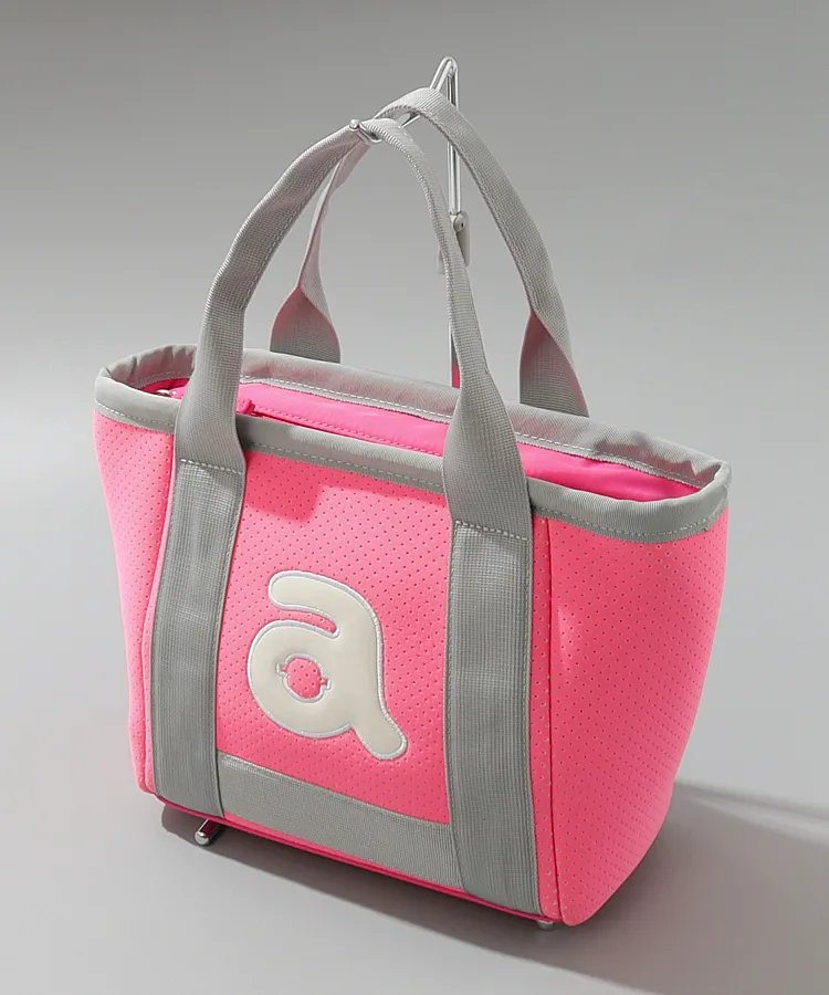 アルチビオ♡レア！ａロゴセーター新品 アルチビオ AR フロントロゴ衿付きボーダー柄ニット レディースゴルフ