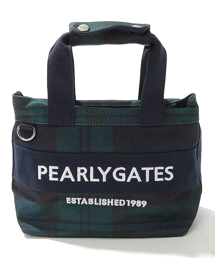 ○★新品未使用 PEARLY GATES ブラックウォッチカートバッグ 2WAY 253385e01b2bc9b483da9d5afca736