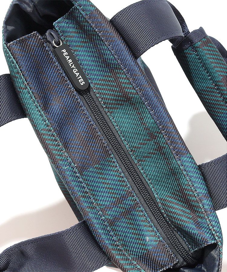 パーリーゲイツ PG ブラックウォッチ柄2WAYカートバッグ レディース