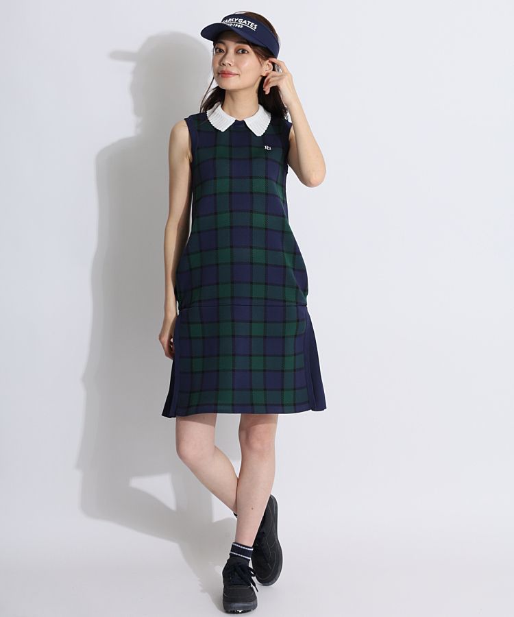 パーリーゲイツ PG 【リサイクル】ロゴデザインツイルサンバイザー