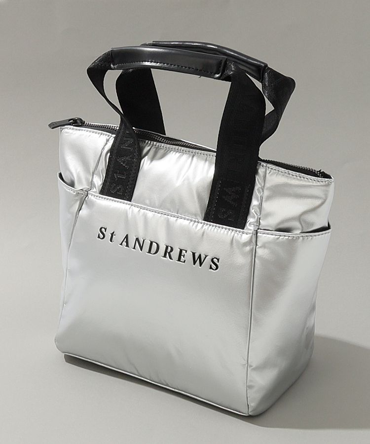 ○★新品 未使用 セントアンドリュース リンクスグリーンスタッズカートバッグ 白 カートバッグ (UNISEX) | St ANDREWS（セントアンドリュース