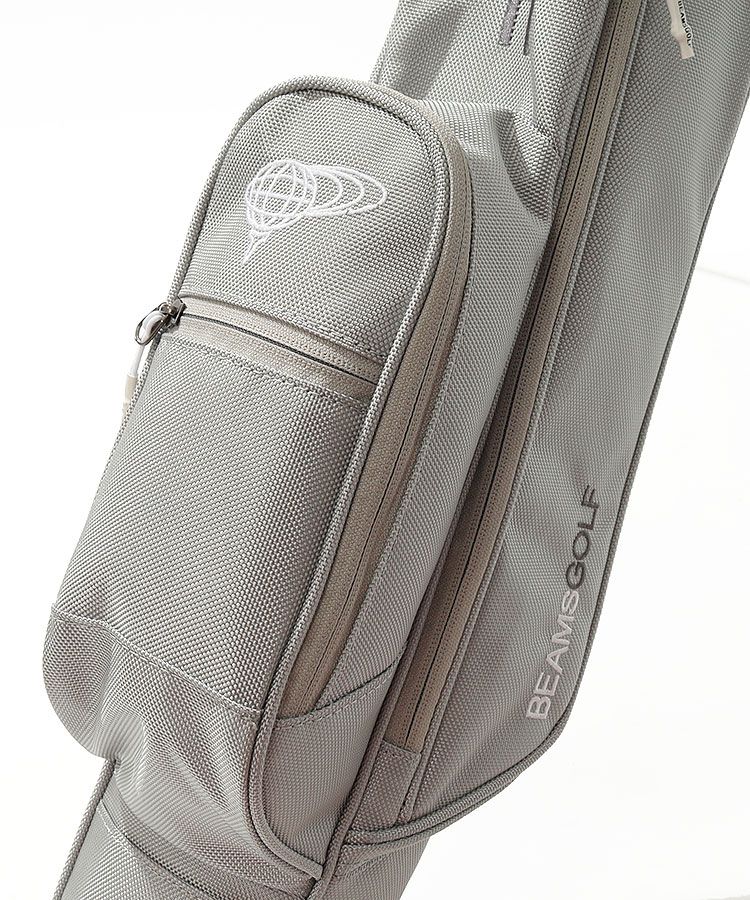 ビームスゴルフ BE 配色ロゴ刺繍セルフスタンドキャディバッグ