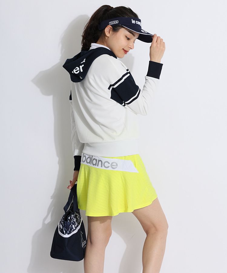 ニューバランスゴルフ セットアップ ロゴ パーカー　スカート　Ｍ ニューバランスゴルフ セットアップ ロゴ パーカー スカート M