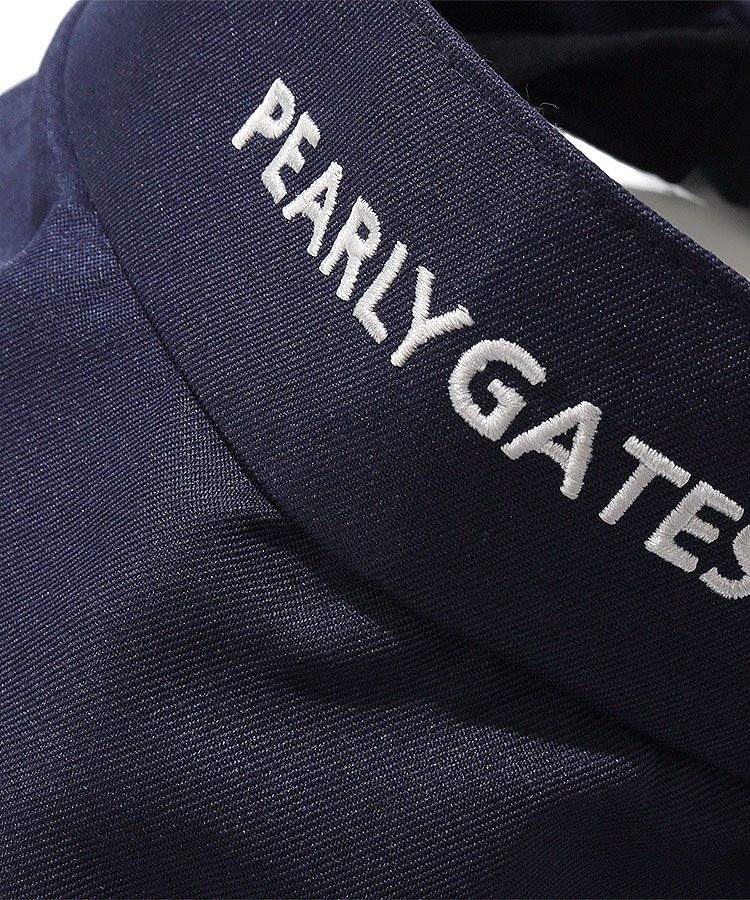 パーリーゲイツ PG バックリボンワイドブリムサンバイザー