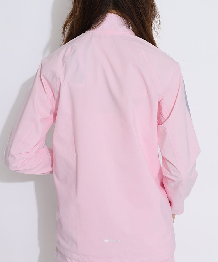 アディダス ゴルフ レディースレインセットアップ スリーストライプ ゴルフウェア アディダスゴルフ AG 【透湿防水】収納袋付きスリーストライプレイン