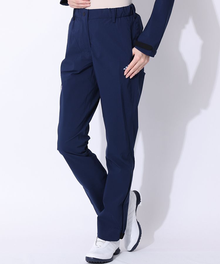 アディダスゴルフ AG 【透湿防水】収納袋付きスリーストライプレイン