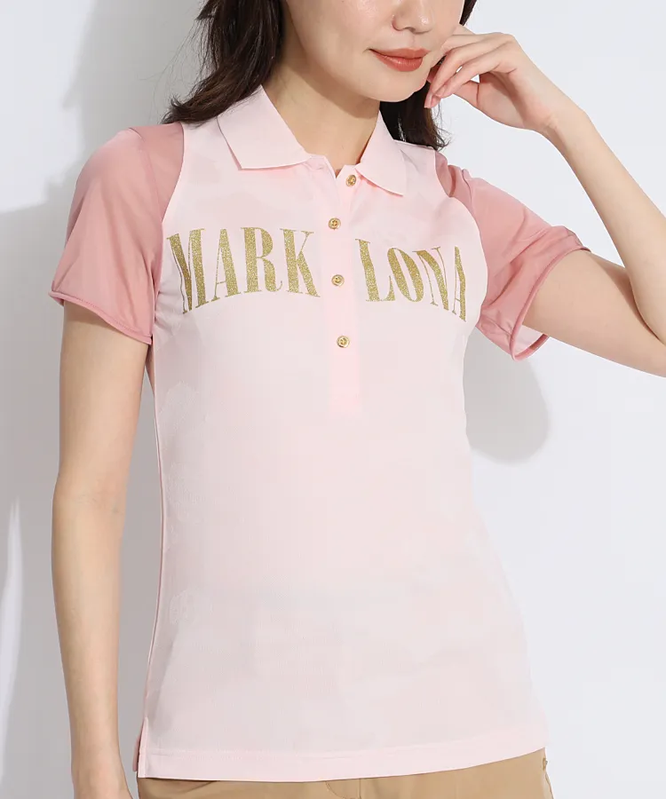 ★美品★MARK&LONA　ウェーブロゴケープ風パーカー　サイズ　M マーク＆ロナ ML 【リサイクル】ウェーブロゴケープ風パーカー
