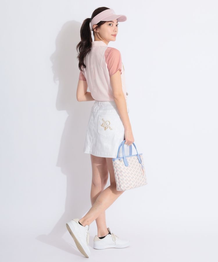 ★美品★MARK&LONA　シアー袖カモフラ半袖ポロシャツ　サイズ　40 ☆美品☆MARK&LONA シアー袖カモフラ半袖ポロシャツ サイズ 40