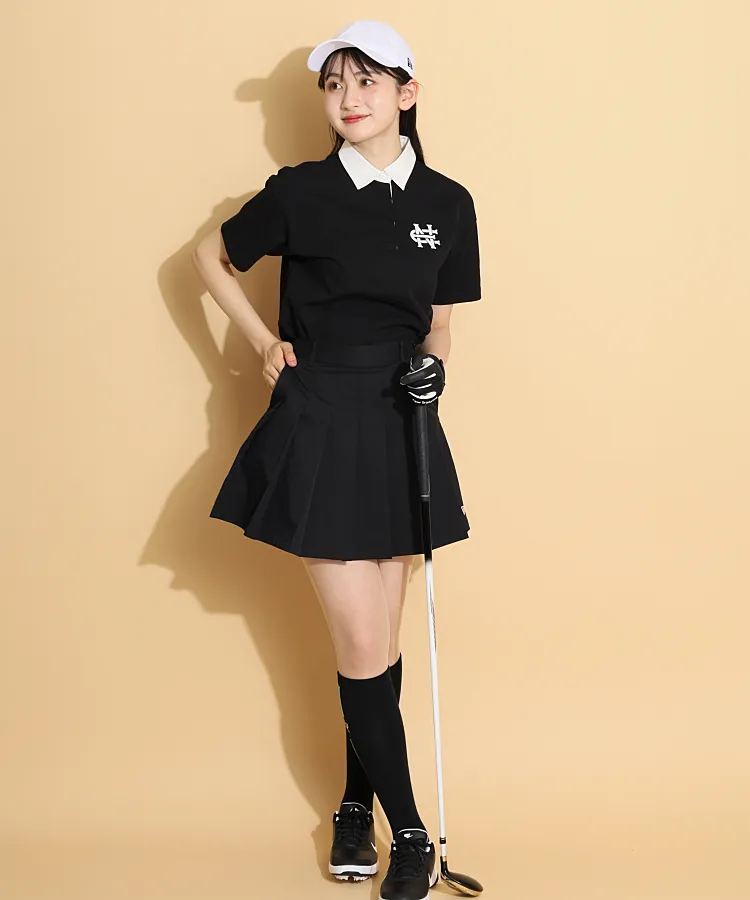 NEW ERA ブラック プリーツスカート Mサイズ womens-14326357-s-new-era-